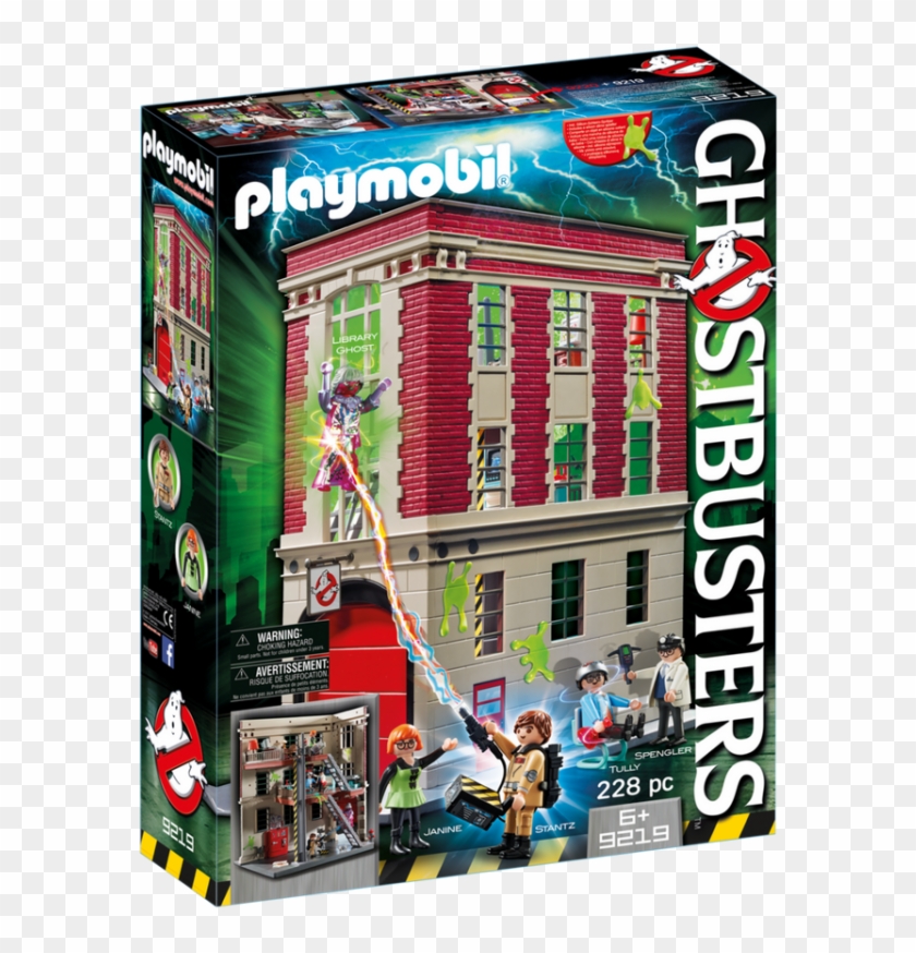 Playmobil Ghostbusters Firehall - Playmobil Ghostbusters 9219 Clipart #97417