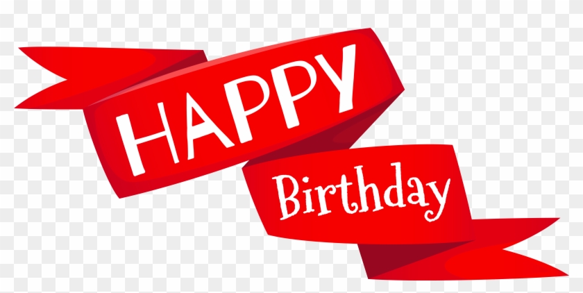 Free Png Download Red Happy Birthday Banner Png Images - Banner Happy Birthday Png Clipart