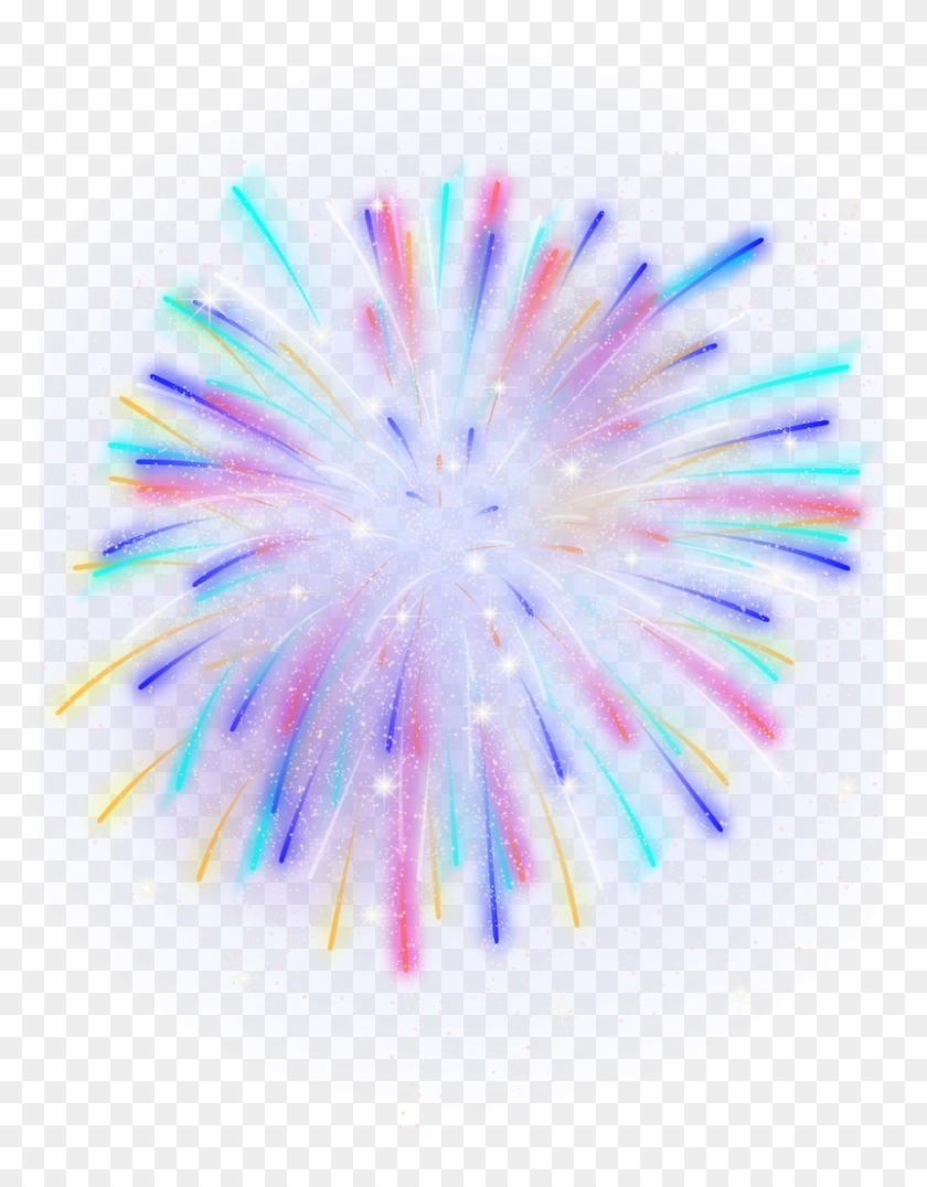 Colorful Floral Sparkle Report Abuse Ⓒ - Neon Fire Work Clipart #97519