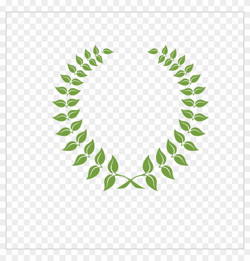 Leaf Branch Transprent Png - Laurel Wreath Vector Clipart #97611