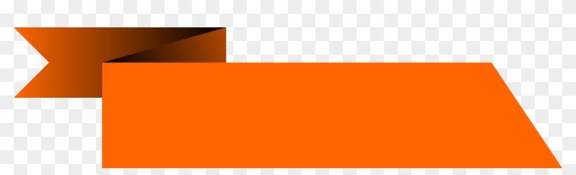 6 Origami Banner Rectangle Vector Png Transparent Svg - Orange Banner Vector Png Clipart #97872