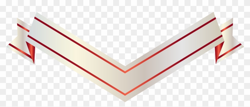 Banner Red And White Clipart