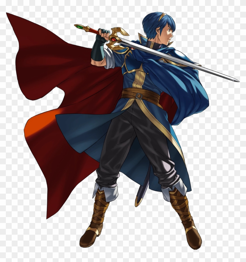 Marth Png - Marth Fire Emblem Heroes Png Clipart
