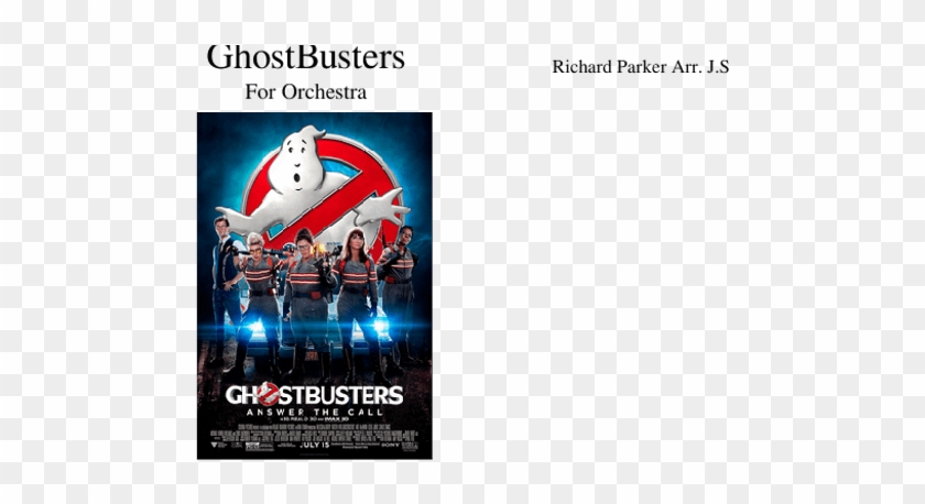 Ghostbusters Themes- For Orchestra - Flyer Clipart #98068
