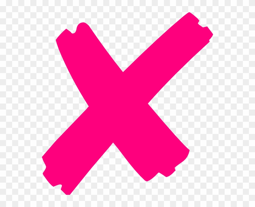 X Pink Png Clipart #98086