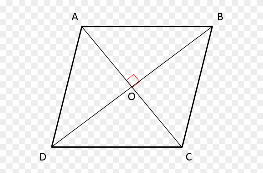 Diagonals Of A Parallelogram Intersect Each Other At - Triangle Clipart #98319