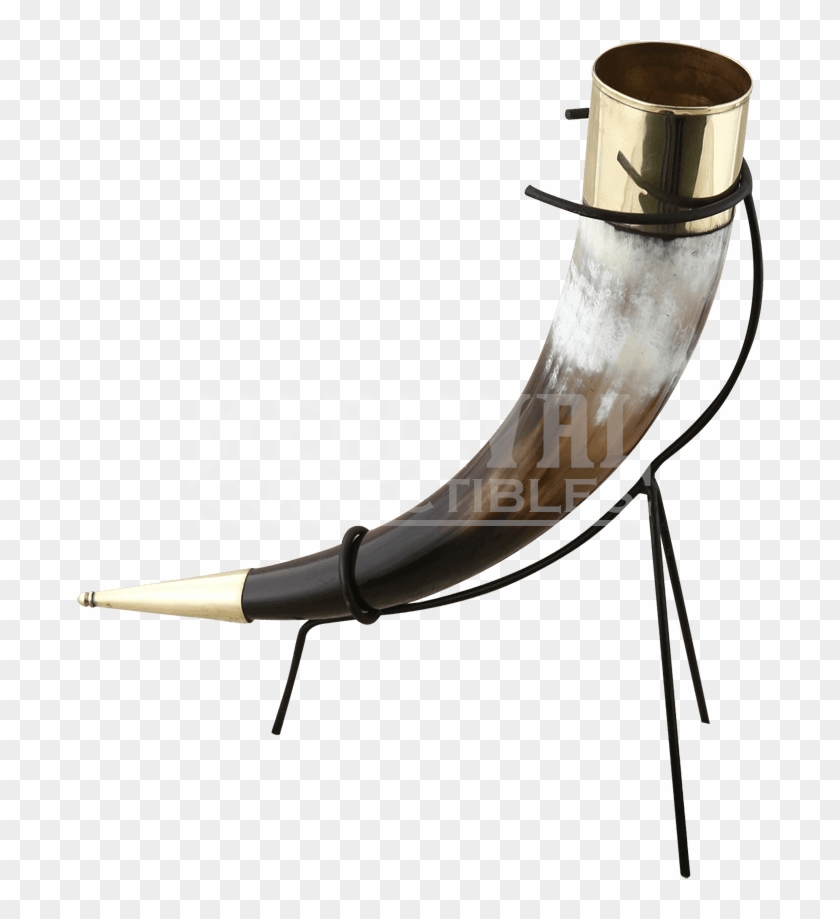 Replica Viking Drinking Horn With Stand - Hammock Clipart #98454