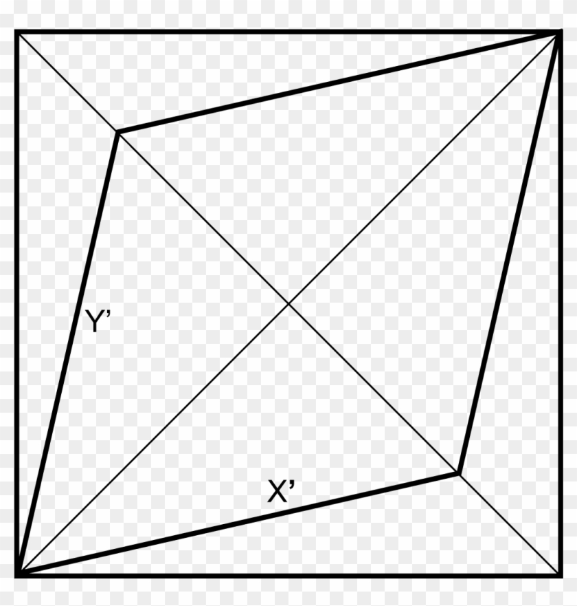Unit Square And Parallelogram - Triangle Clipart