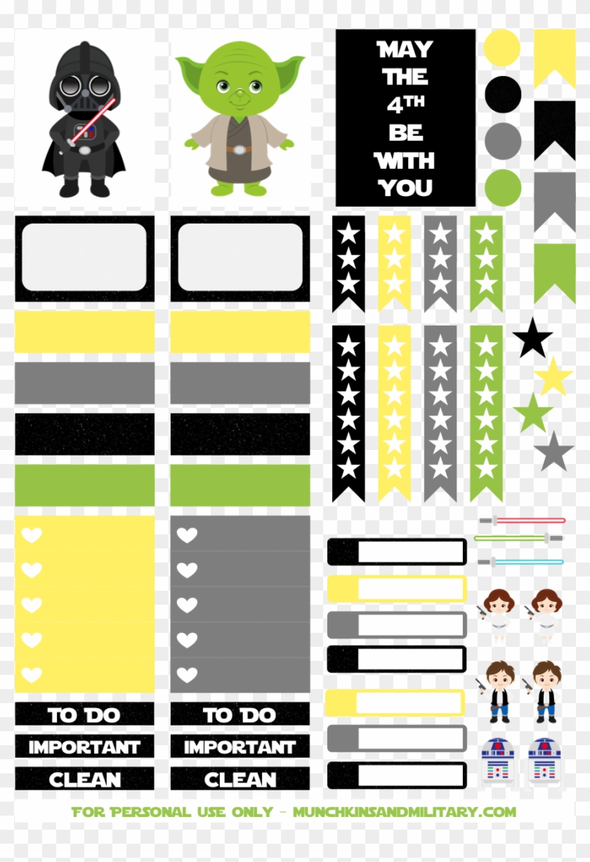 Printable Ghostbusters Planner Stickers Ghostbusters - Printable Star Wars Planner Stickers Clipart