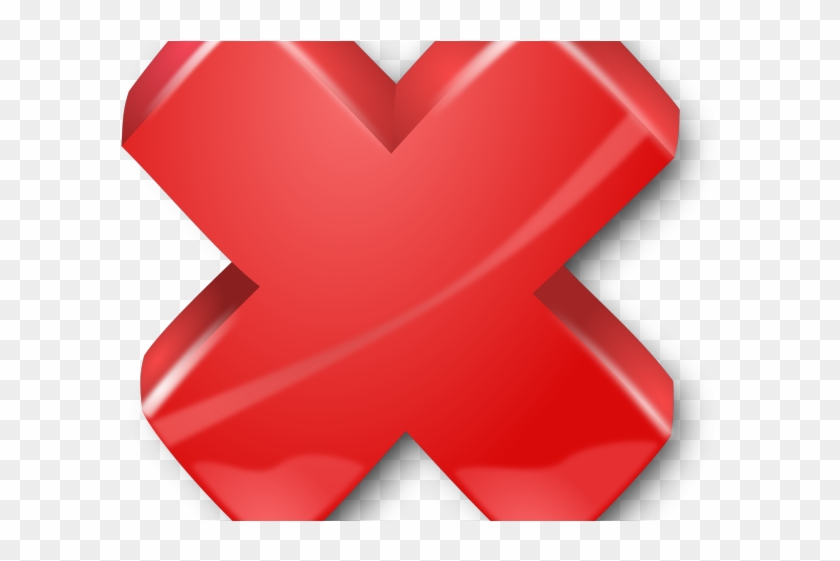 Red Cross Mark Clipart Docter - Green Red Cross Tick - Png Download