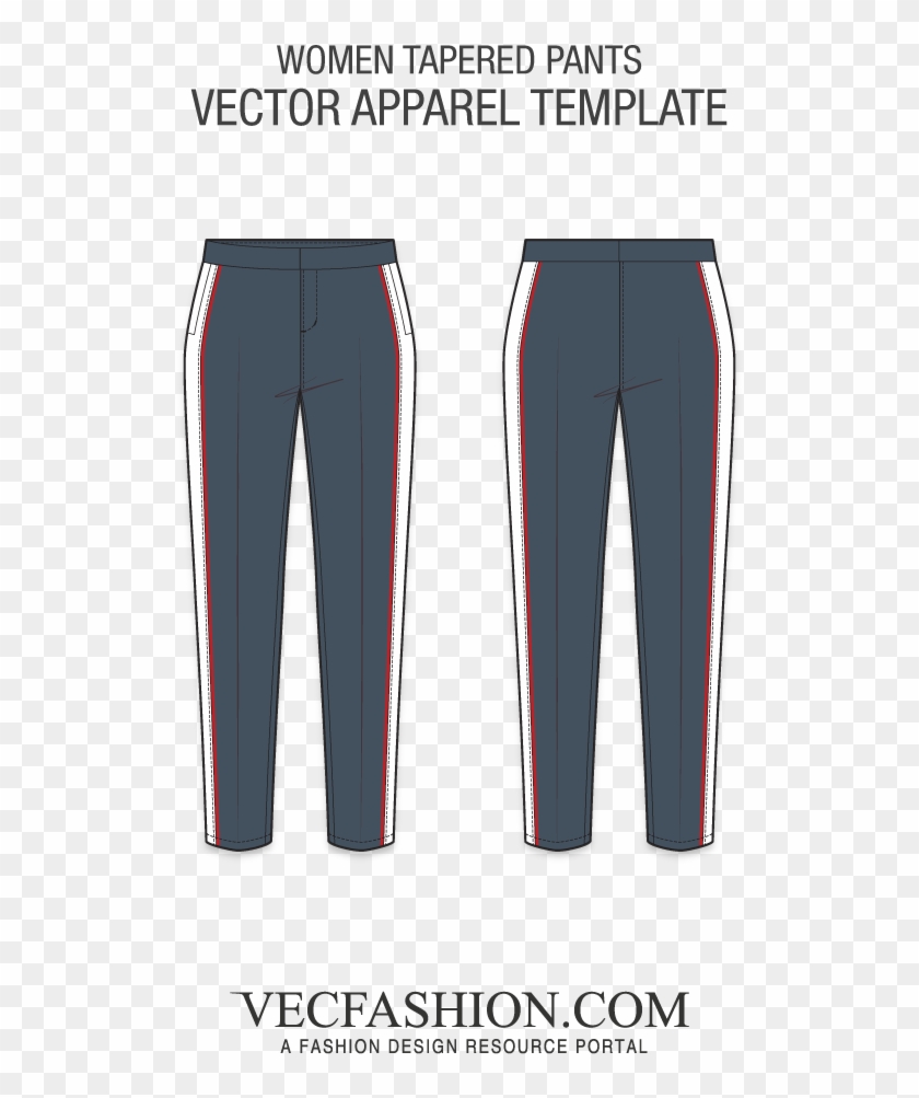 Vector Black And White Library Shorts Bottoms Vecfashion - Track Pant Vector Png Clipart #98713