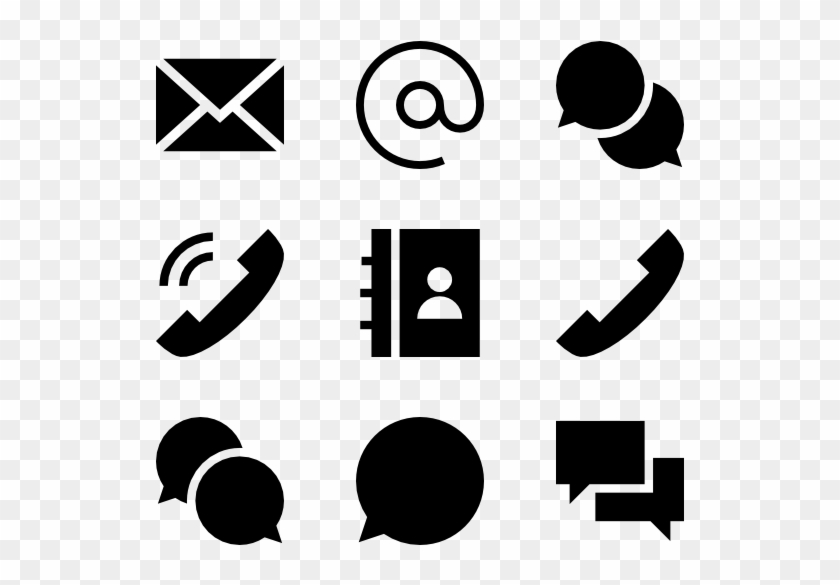 Solid Contact And Communication Elements - Contact Png Clipart