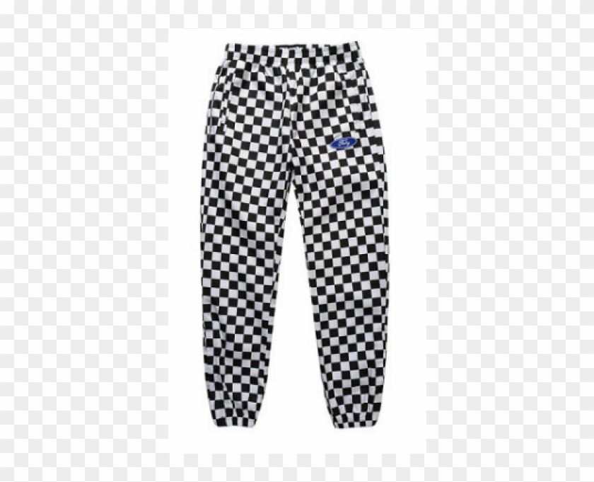 Fnty Retro Checkered Pants - Checkered Racer Trousers Clipart #99033