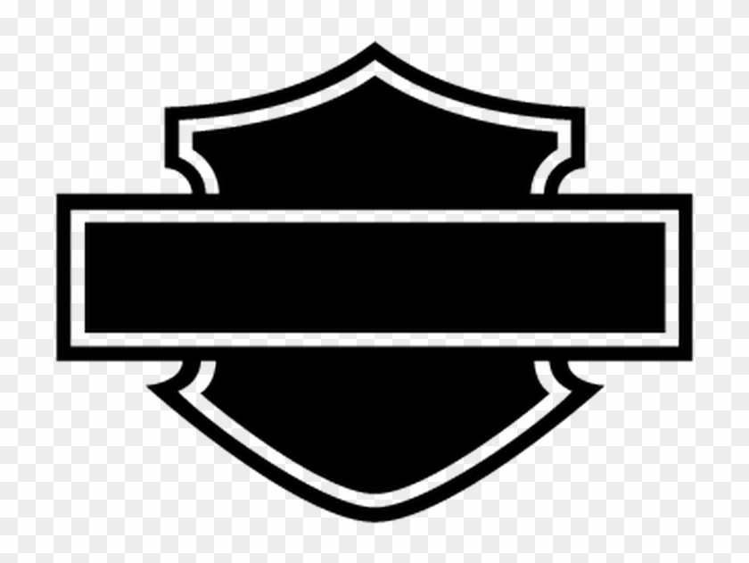 Harley Davidson Logo Silhouette Decal - Harley Davidson Logo Simple Clipart