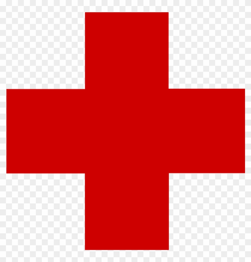 Red Cross Mark Clipart Medical Field - Red Safety Cross - Png Download