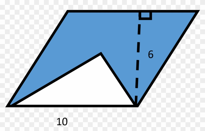 If The Height Of The Triangle Is Half The Height Of - Triangle Clipart #99231