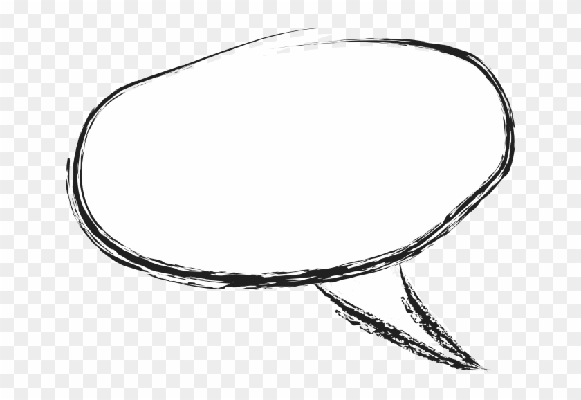 Word Bubble Cartoon Speech Clipart - Circle - Png Download