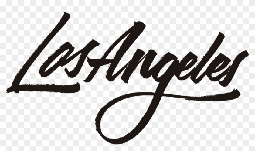 Free Los Angeles Png Clipart - Calligraphy Los Angeles Png Transparent Png #99477