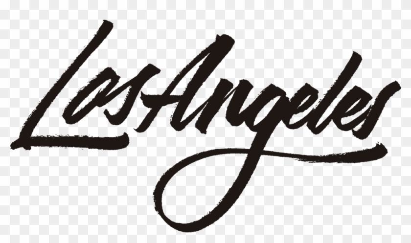 Free Los Angeles Png Clipart - Calligraphy Los Angeles Png Transparent Png