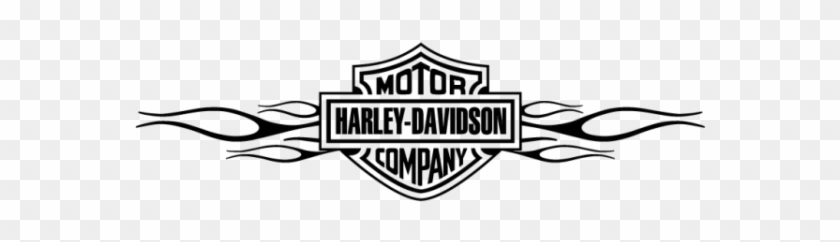 Harley-davidson Logo - Logo Harley Davidson Flamas Clipart