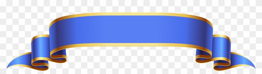 Images Banner Free - Blue Ribbon Banner Png Clipart