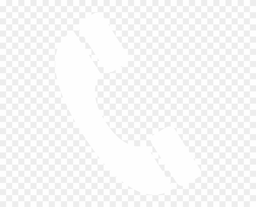 Contact - White Phone Black Background Clipart