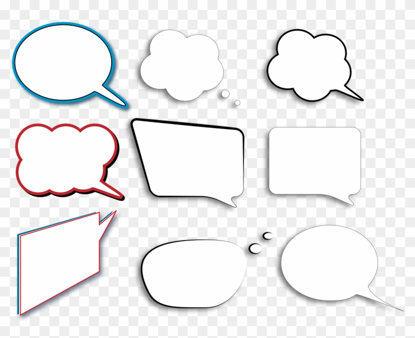 Balloons, Comic, Talk, Bubble, Moderation, Discussion - Speech Balloon Clipart