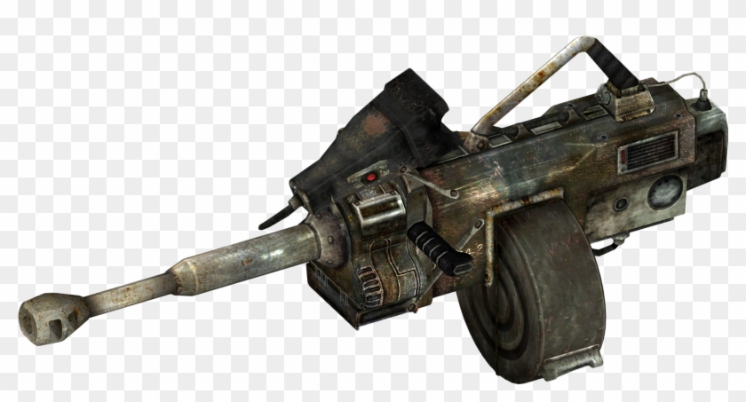 Minigun Drawing Fallout Clipart