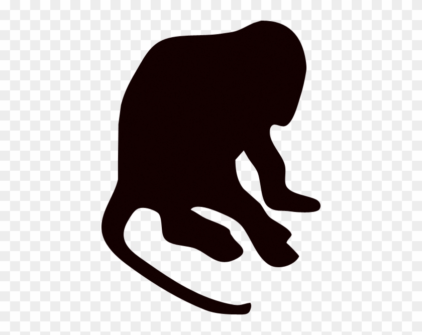 Monkey - Monkey Silhouette Clipart