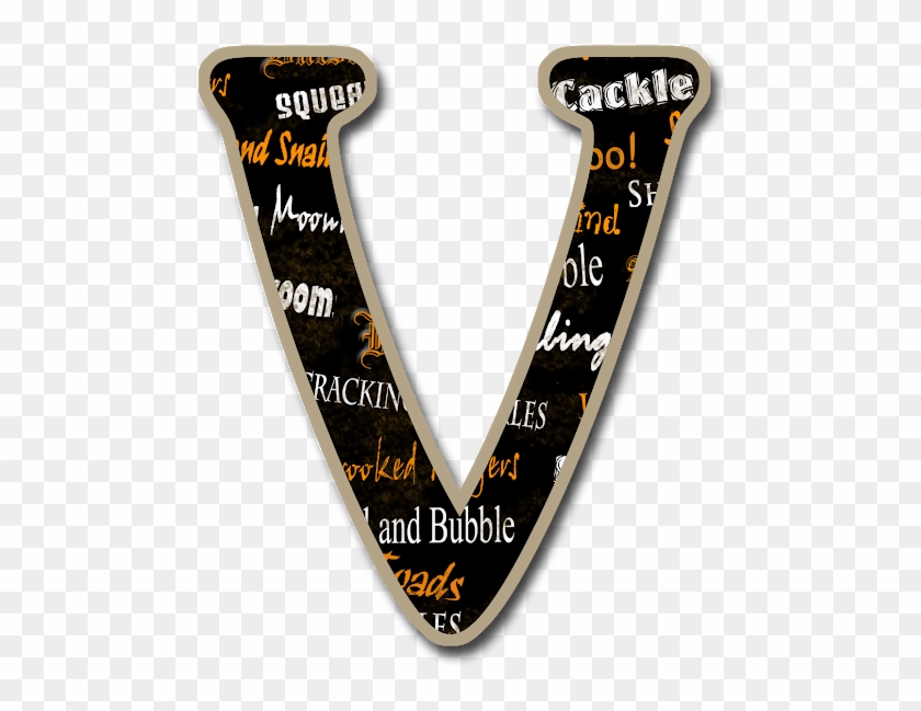 Halloween Alphabet Letters Png - Emblem Clipart #900249