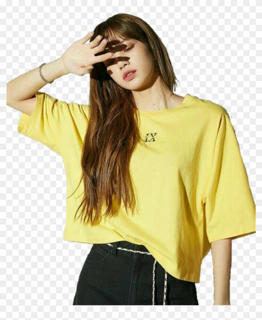 Report Abuse - Lisa Blackpink Yellow Clipart