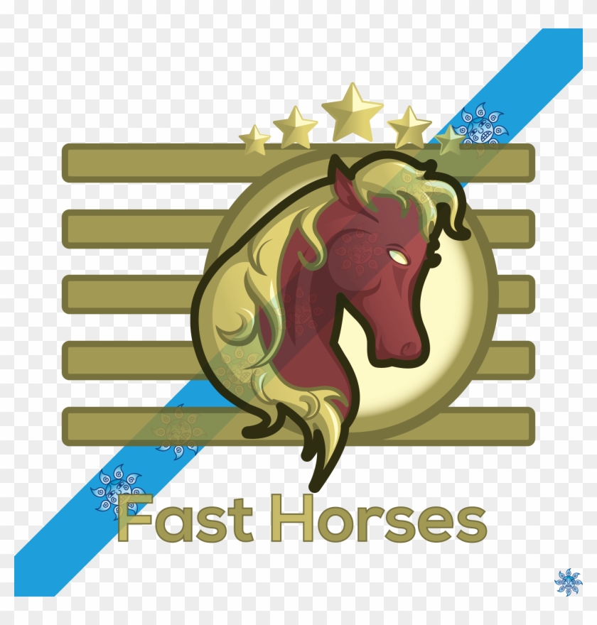 Fast Horses Logo - Cartoon Clipart #900414