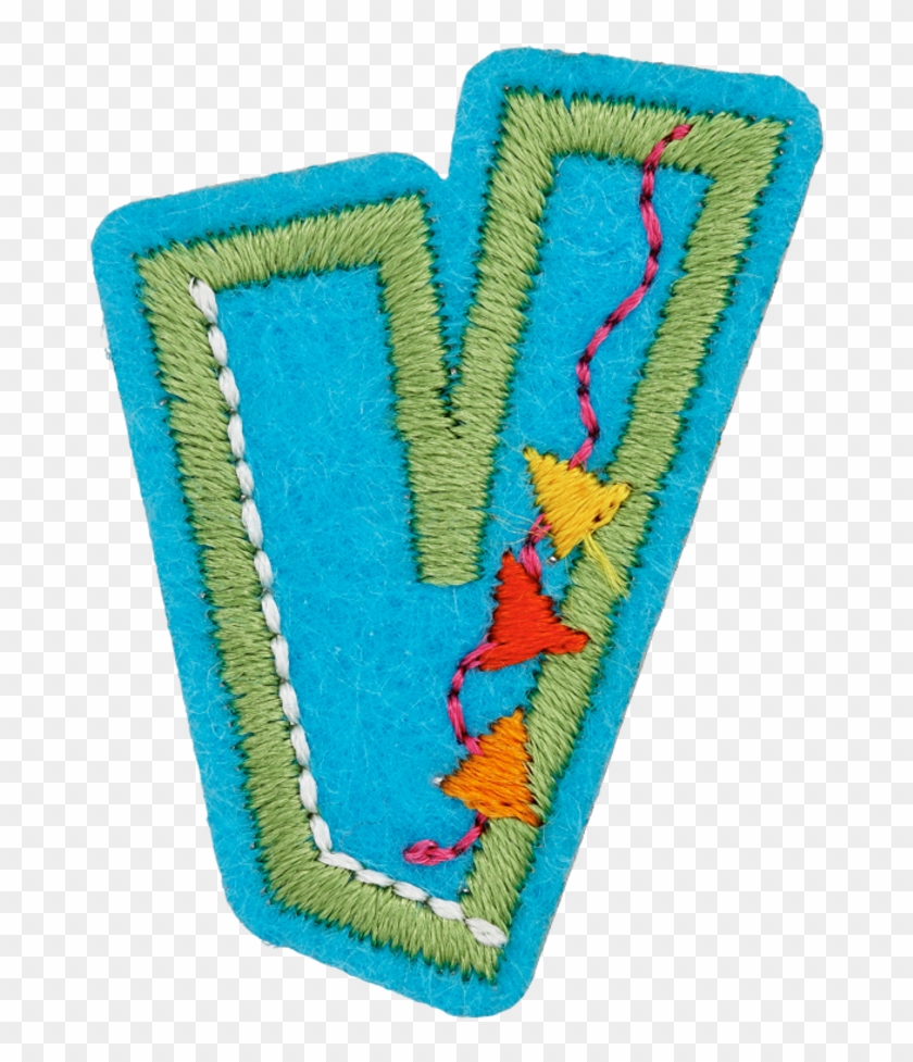 Motif Letter V Article - Emblem Clipart