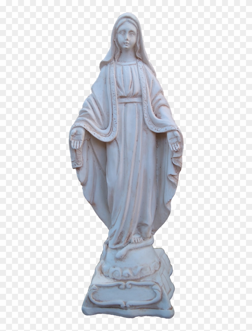 Virgin Mother Mary 14cm *square Base - Statue Clipart #900498