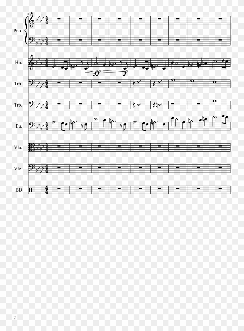 Fallout New Vegas Title Theme Sheet Music Composed - Fallout New Vegas Main Theme Song Clipart #900531