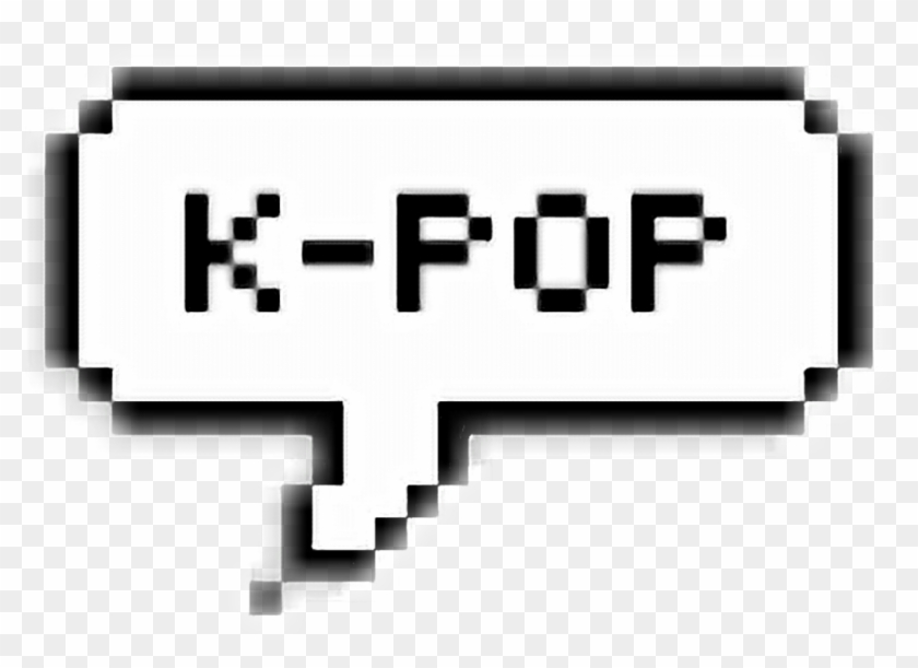 Kpop Sticker - Bts Pixel Speech Bubble Clipart