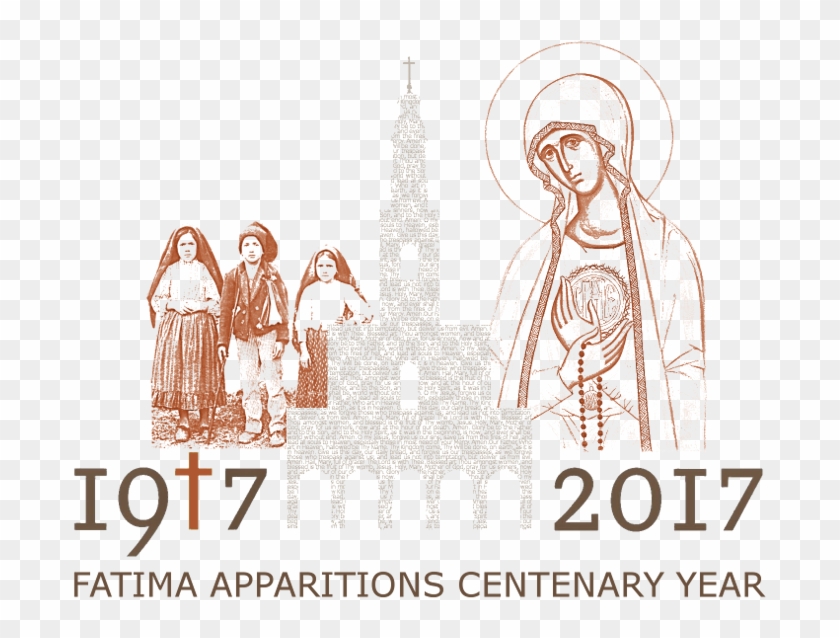 Pope - Fatima 100 Years Logo Clipart #900833