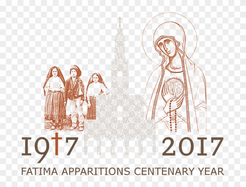 Pope - Fatima 100 Years Logo Clipart #900833