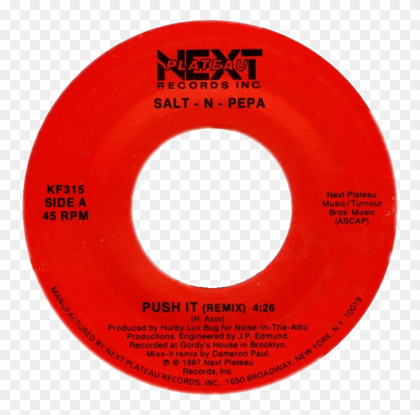 Push It By Salt N Pepa Us Vinyl Single - Circle Clipart #900860