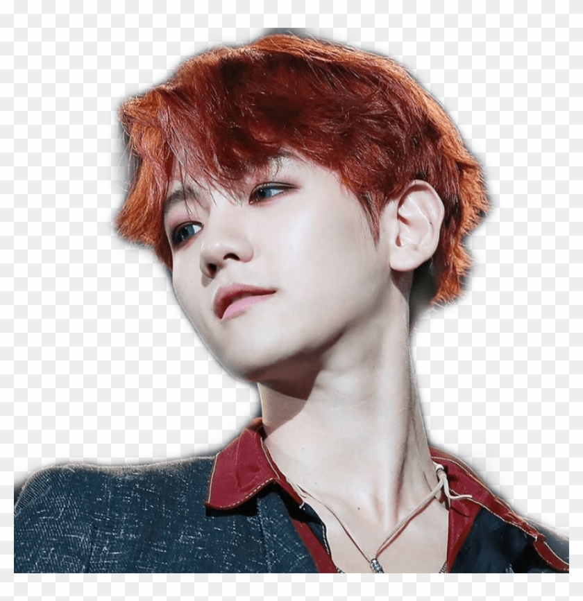 Free Png Download Exo Baekhyun Blackpink Jisoo Png - Byun Baekhyun Red Hair Clipart