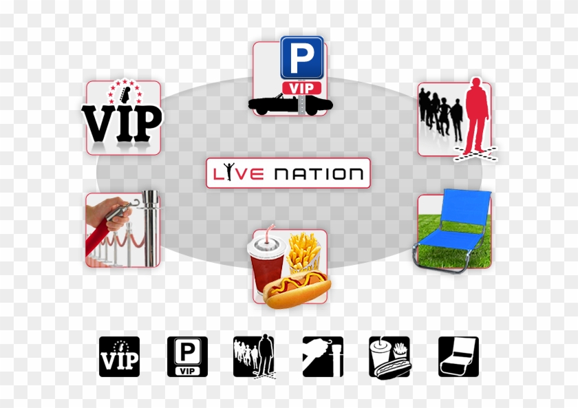 Online & Ticket Icons Clipart