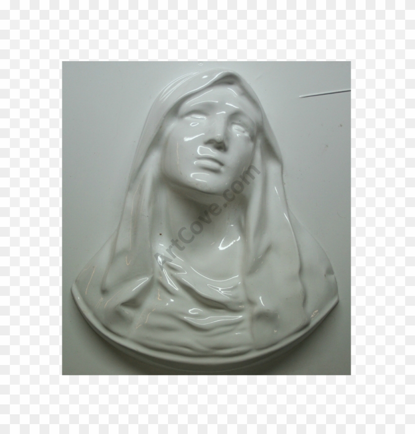 Virgin Mary Plaster Mold - Bust Clipart #901173