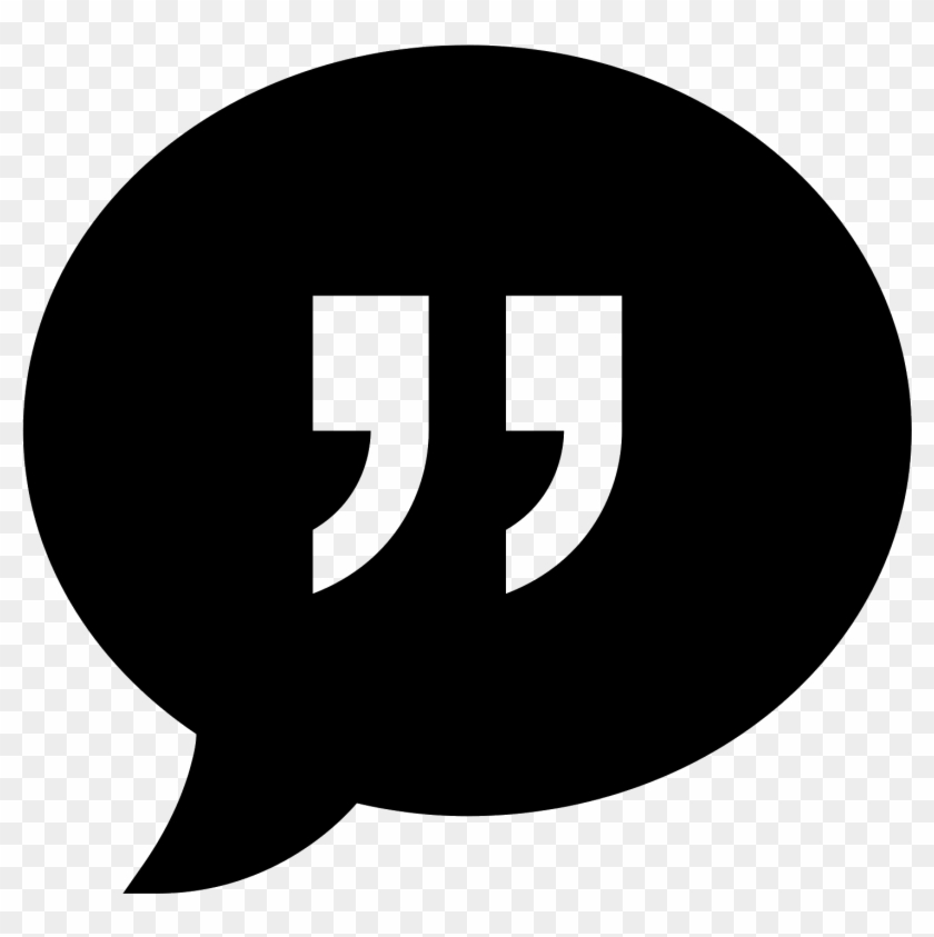 Quote Filled Icon Clipart #901253