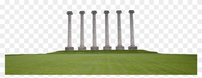 Columns, Pillars, Architecture, Ancient, Classical - Grass Clipart #901255