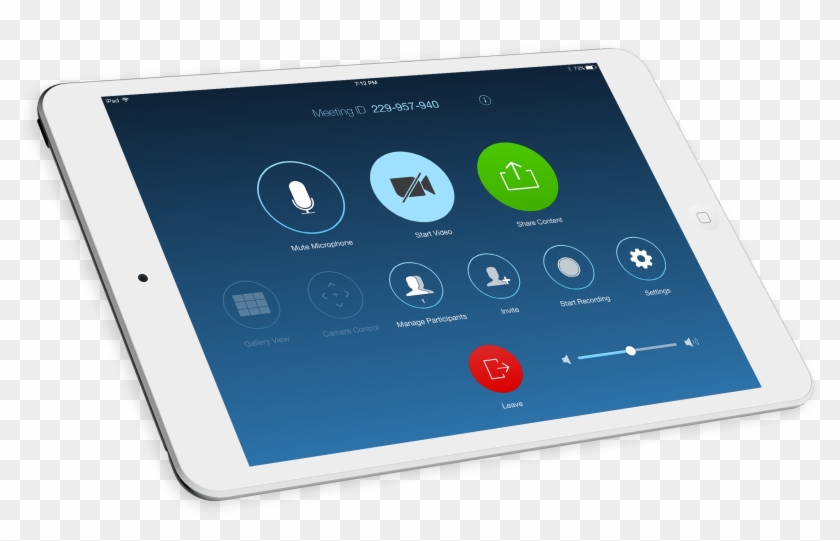 Ipad App Zoom - Tablet Computer Clipart #901345