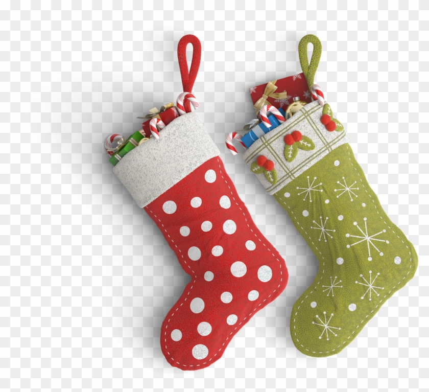 Christmas Stockings Transparent Png Clipart #901347
