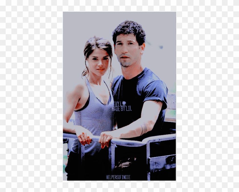 “manip, By Lil, Of Jon Bernthal And Marie Avgeropoulos - Jon Bernthal And Marie Avgeropoulos Clipart