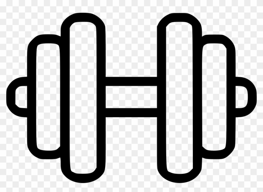 Svg Black And White Download Exercise Effort Gymnastics - Weight Icon Png Clipart