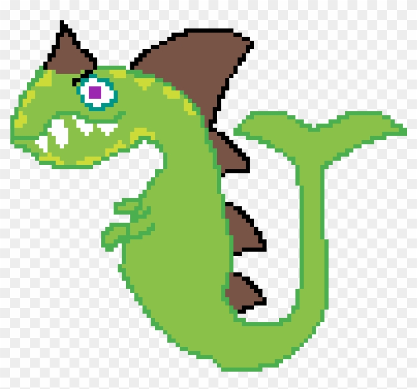 Sea Monster - Cartoon Clipart