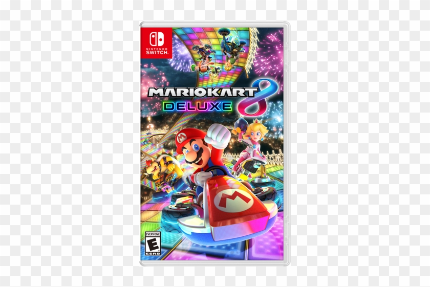 Mario Kart 8 Deluxe Box Art - Nintendo Switch Mario Kart Deluxe Clipart #901866